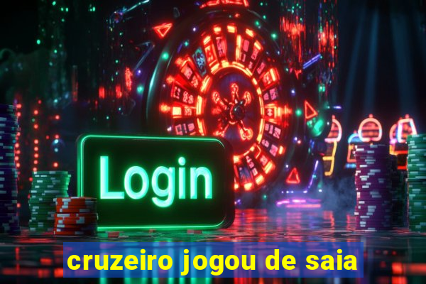 cruzeiro jogou de saia